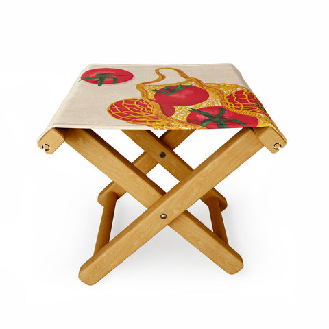 Gigi Rosado Tomatoes II Folding Stool