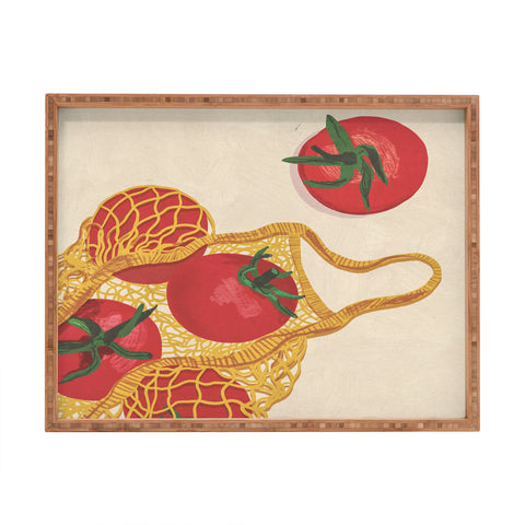 Gigi Rosado Tomatoes II Rectangular Tray