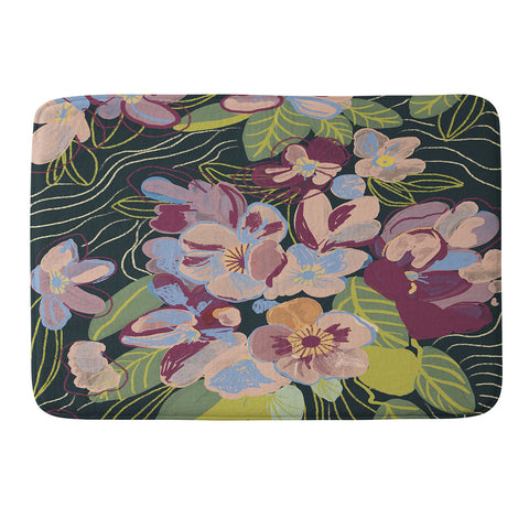 Gigi Rosado Twilight oasis Memory Foam Bath Mat