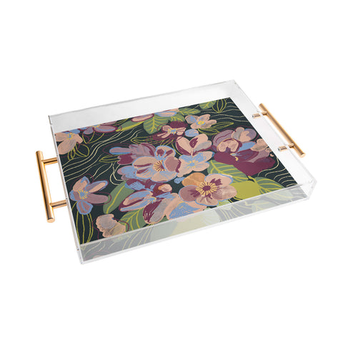 Gigi Rosado Twilight oasis Acrylic Tray