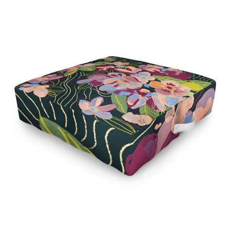 Gigi Rosado Twilight oasis Outdoor Floor Cushion