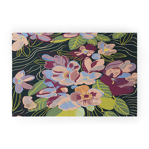 Gigi Rosado Twilight oasis Welcome Mat
