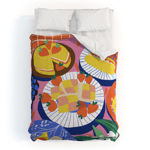 Gigi Rosado Victoria sponge still life Comforter
