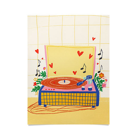 Gigi Rosado Vinyl love Poster