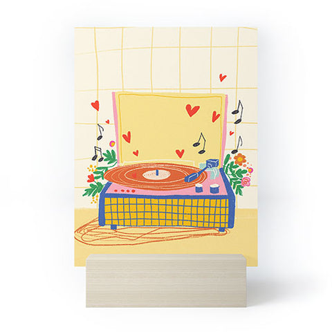 Gigi Rosado Vinyl love Mini Art Print