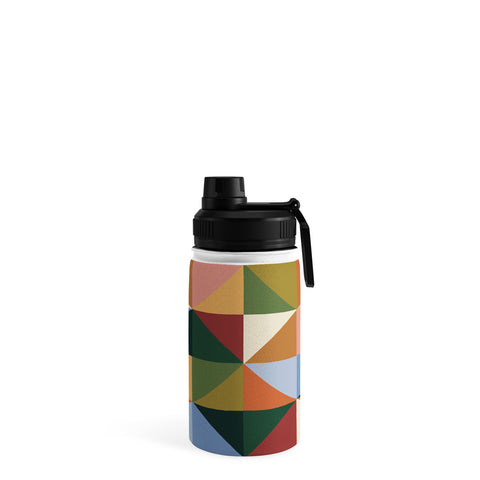 Gigi Rosado Warm triangles Water Bottle