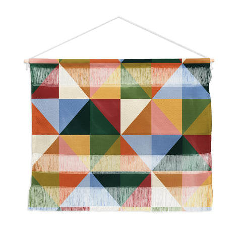 Gigi Rosado Warm triangles Wall Hanging Landscape