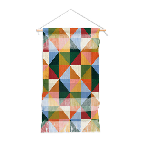 Gigi Rosado Warm triangles Wall Hanging Portrait