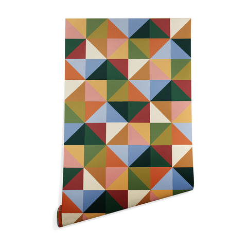 Gigi Rosado Warm triangles Wallpaper