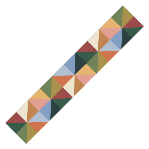 Gigi Rosado Warm triangles Table Runner