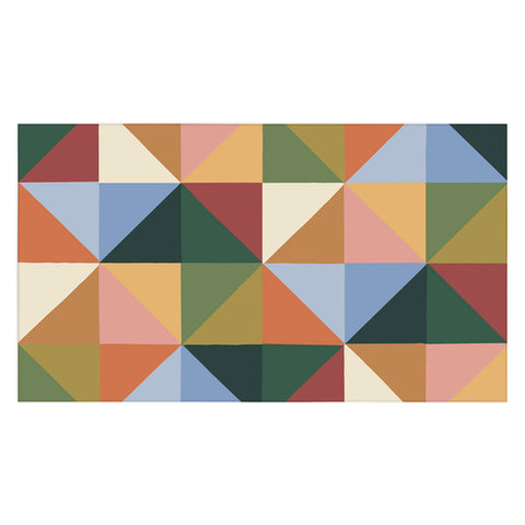 Gigi Rosado Warm triangles Tablecloth