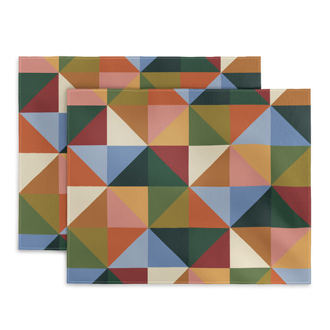 Gigi Rosado Warm triangles Placemat