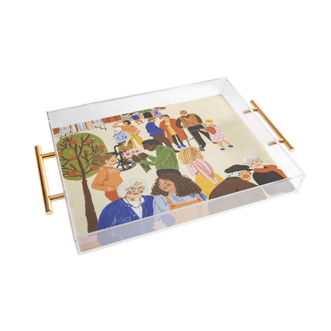 Gigi Rosado We Live Together Acrylic Tray