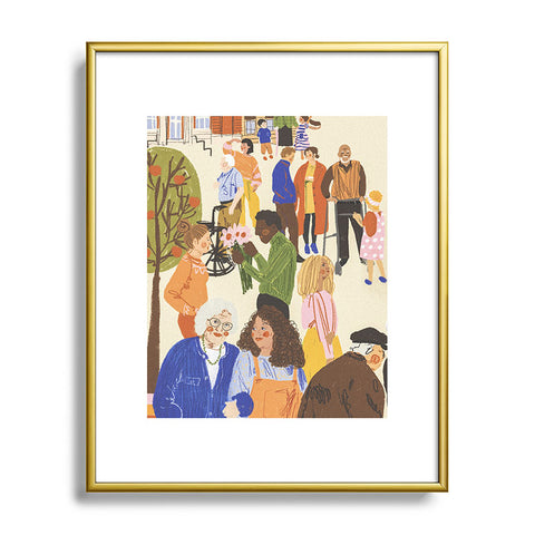 Gigi Rosado We Live Together Metal Framed Art Print