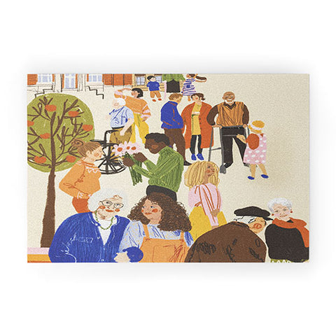 Gigi Rosado We Live Together Welcome Mat