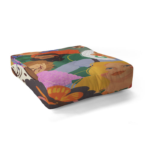 Gigi Rosado Women Floor Pillow Square