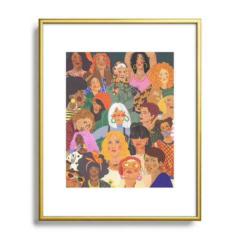 Gigi Rosado Women Metal Framed Art Print