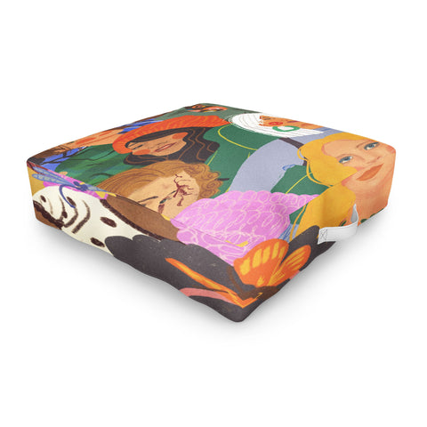 Gigi Rosado Women Outdoor Floor Cushion