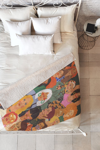 Gigi Rosado Women Fleece Throw Blanket