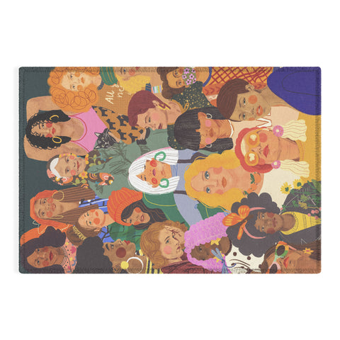 Gigi Rosado Women Outdoor Rug