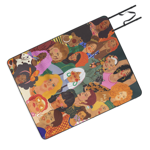 Gigi Rosado Women Picnic Blanket