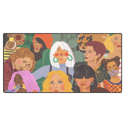 Gigi Rosado Women Desk Mat