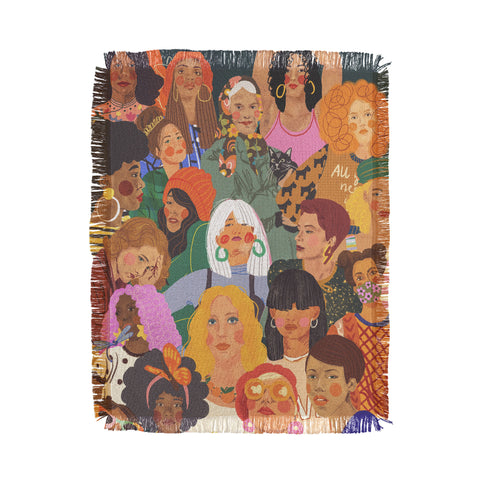Gigi Rosado Women Throw Blanket