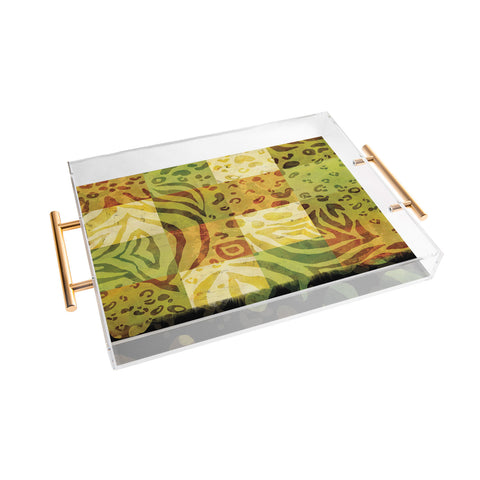 Gina Rivas Design Animal Patch Acrylic Tray