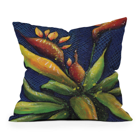 Gina Rivas Design Bird Of Paradise Outdoor Throw Pillow