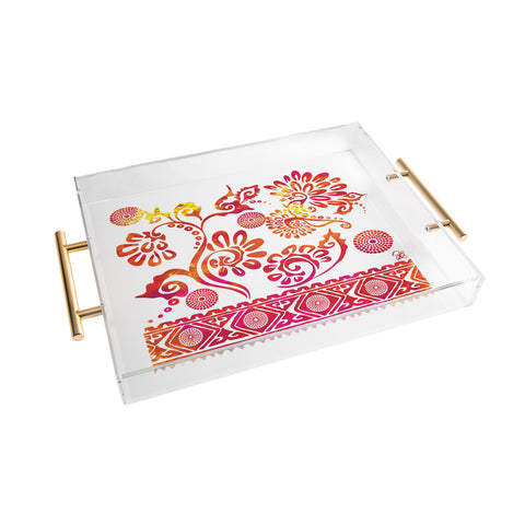 Gina Rivas Design Calipso Tye Die Acrylic Tray