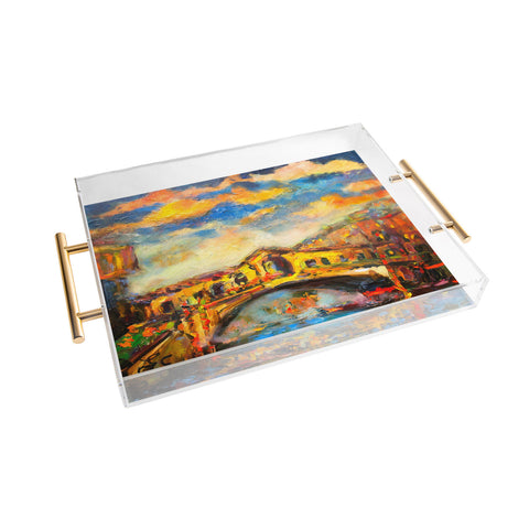 Ginette Fine Art 16 Railto Bridge Acrylic Tray