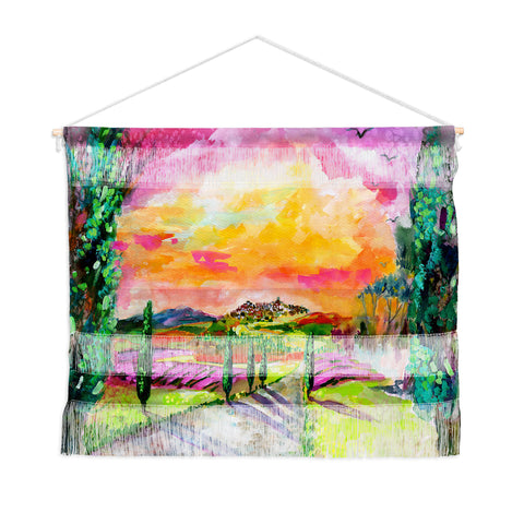 Ginette Fine Art A Sunny View In Umbria Italy Wall Hanging Landscape