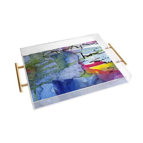Ginette Fine Art Algea And Ocean Acrylic Tray