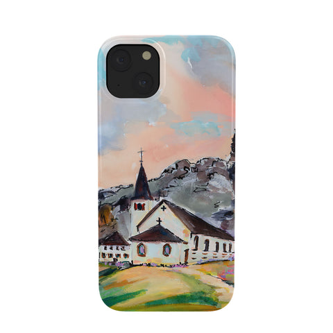 Ginette Fine Art Alpine Church Phone Case