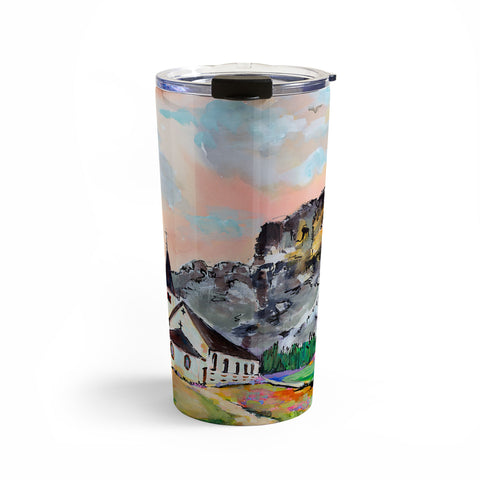 Ginette Fine Art Alpine Church Travel Mug