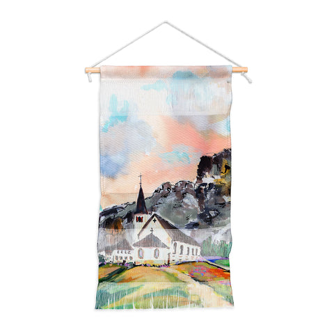 Ginette Fine Art Alpine Church Wall Hanging Portrait