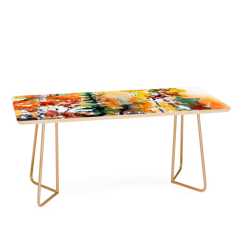 Ginette Fine Art Aspen Autumn Colors Coffee Table