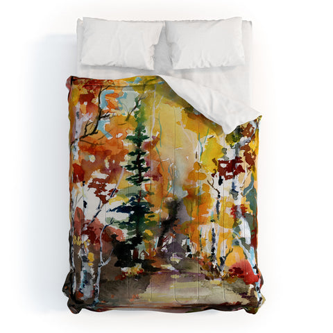 Ginette Fine Art Aspen Autumn Colors Comforter