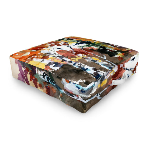 Ginette Fine Art Aspen Autumn Colors Outdoor Floor Cushion