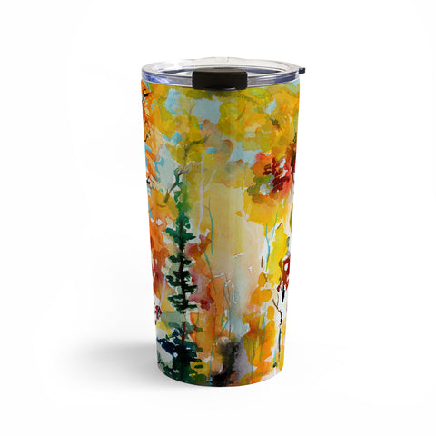 Ginette Fine Art Aspen Autumn Colors Travel Mug