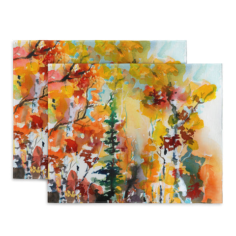 Ginette Fine Art Aspen Autumn Colors Placemat