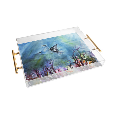 Ginette Fine Art Birds of the Ocean Acrylic Tray