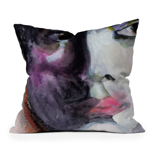 Ginette Fine Art Charles Boyer The Way I See Him 3 Outdoor Throw Pillow