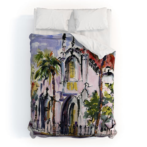 Ginette Fine Art French Huguenot Church Comforter