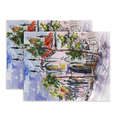 Ginette Fine Art French Huguenot Church Placemat