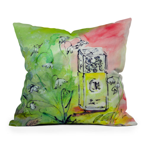 Ginette Fine Art French Perfume Bottle 1 Outdoor Throw Pillow
