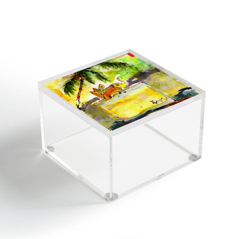 Ginette Fine Art French Perfume Bottle 2 Acrylic Box