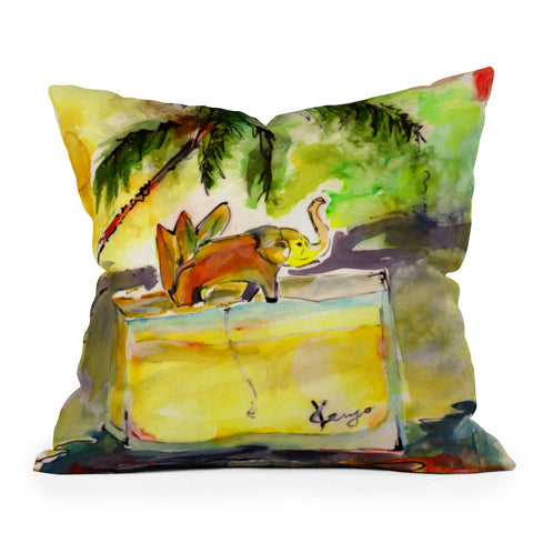 Ginette Fine Art French Perfume Bottle 2 Outdoor Throw Pillow