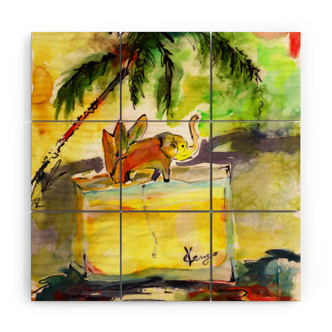 Ginette Fine Art French Perfume Bottle 2 Wood Wall Mural