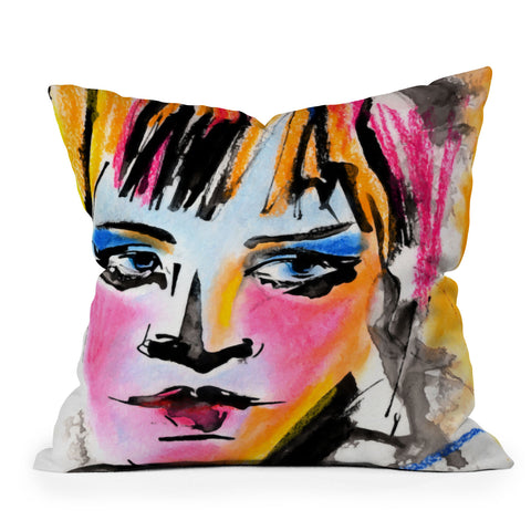 Ginette Fine Art Glances Outdoor Throw Pillow